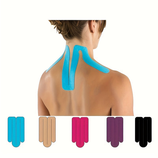 Pre-Cut Kinesiology Patches (2pcs, Shoulder & Neck)